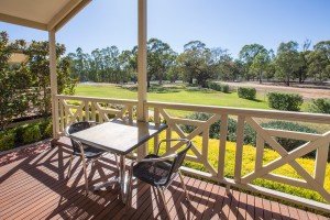 Euston Club Resort Cabin 8 verandah